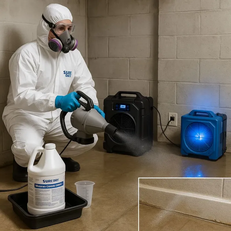 Sanitization and Odor Removal process in Johnstown, OH