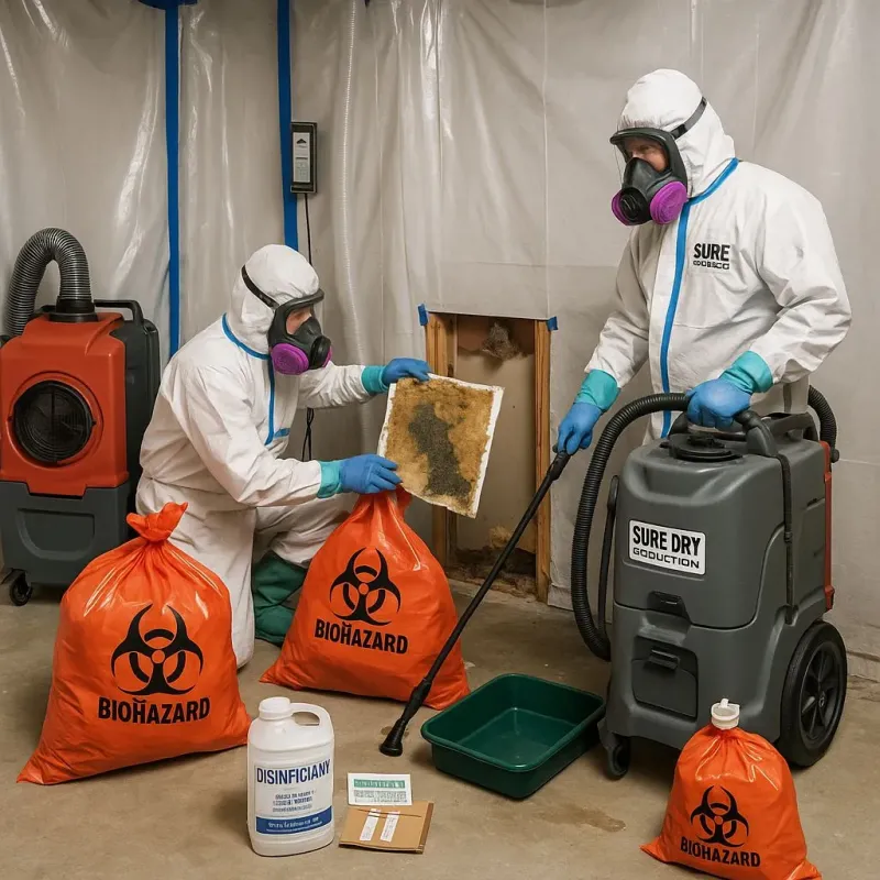 Contaminated Water Handling Protocols process in Johnstown, OH
